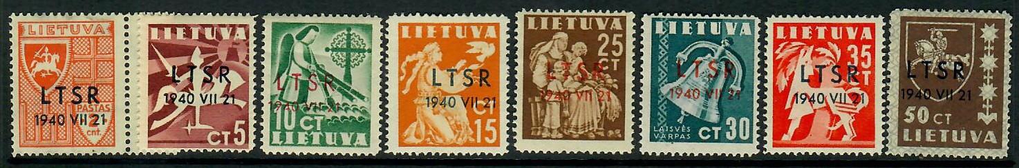 Perspausdinta Taikos laida - 1940 m.  Sovietų okupacija