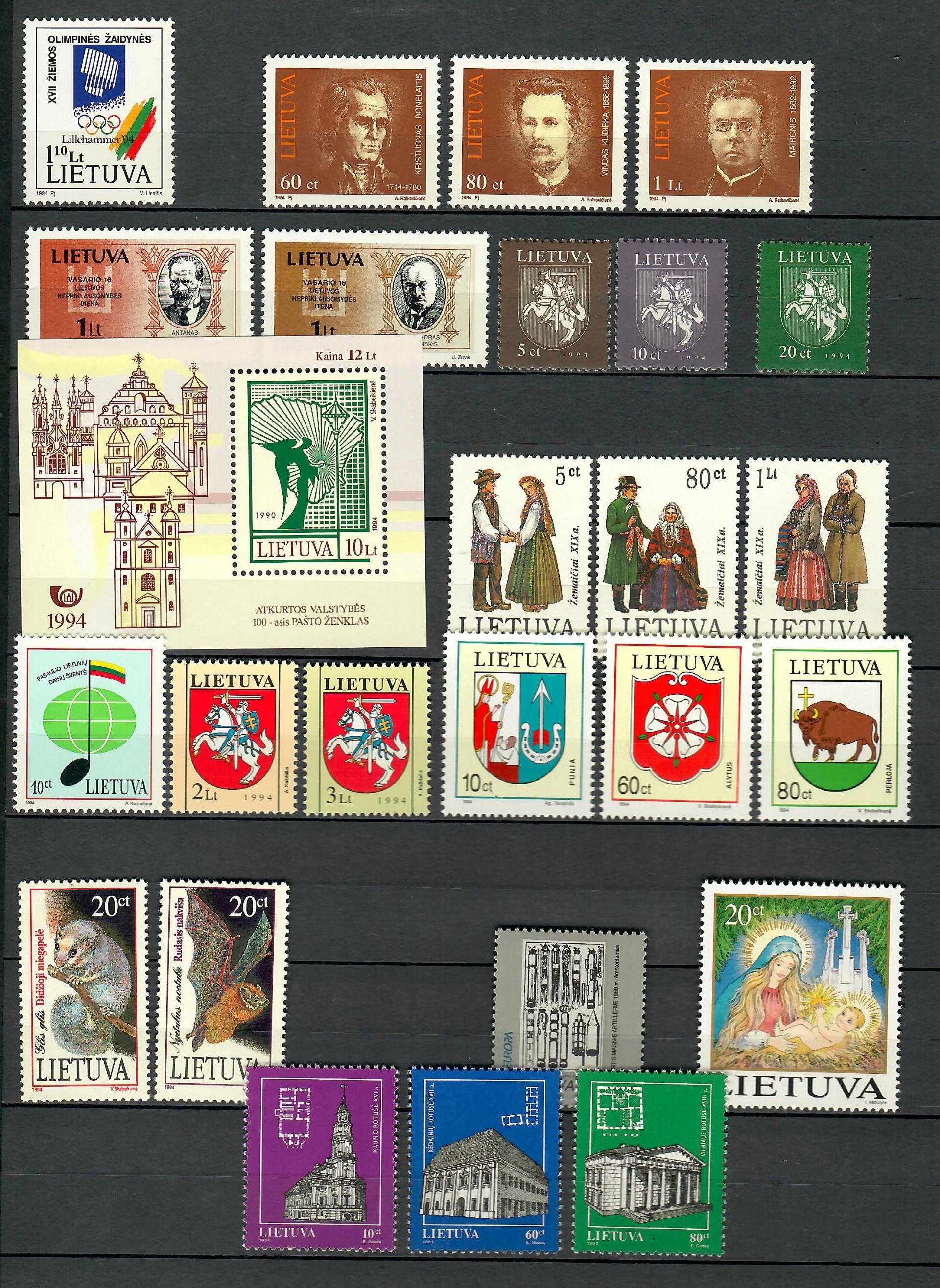 1994 metų rinkinys MNH