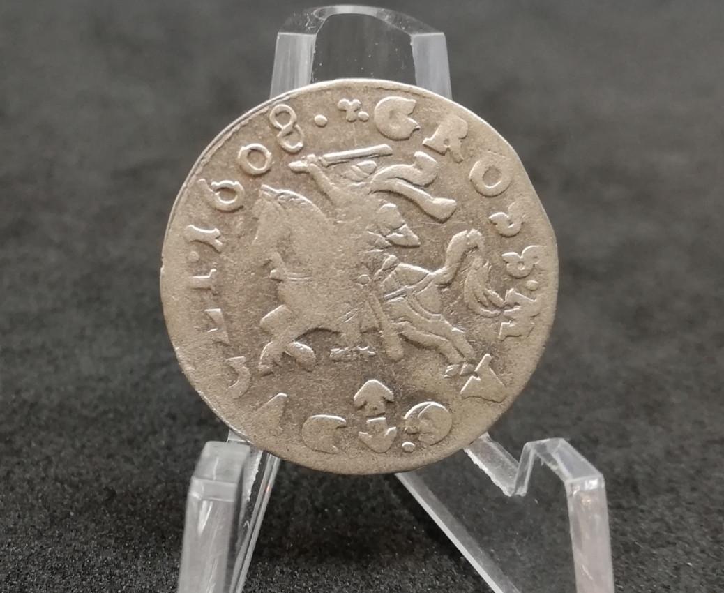 1608 Lietuviškas Žygimanto Vazos Grašis