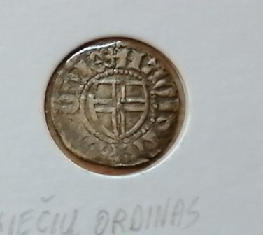 LIVONIJA-VOKIEČIŲ ORDINAS 1364-1389 šilingas SIDABRAS R