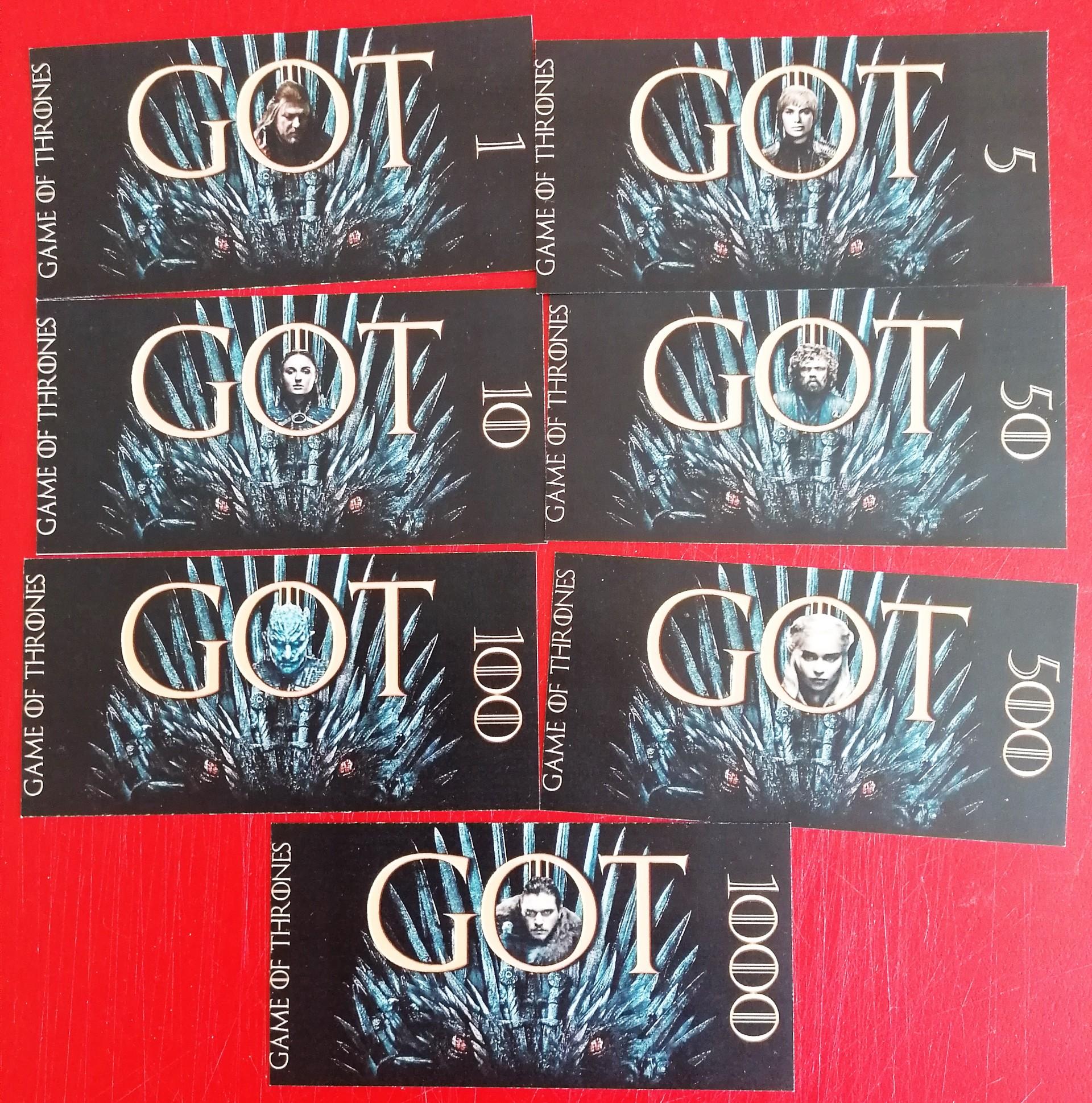SOSTŲ KARAI (Suvenyriniai banknotai)