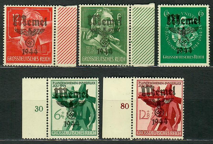 Memel pašto ženklas (1 vnt.). MNH / MH. FALŠAI