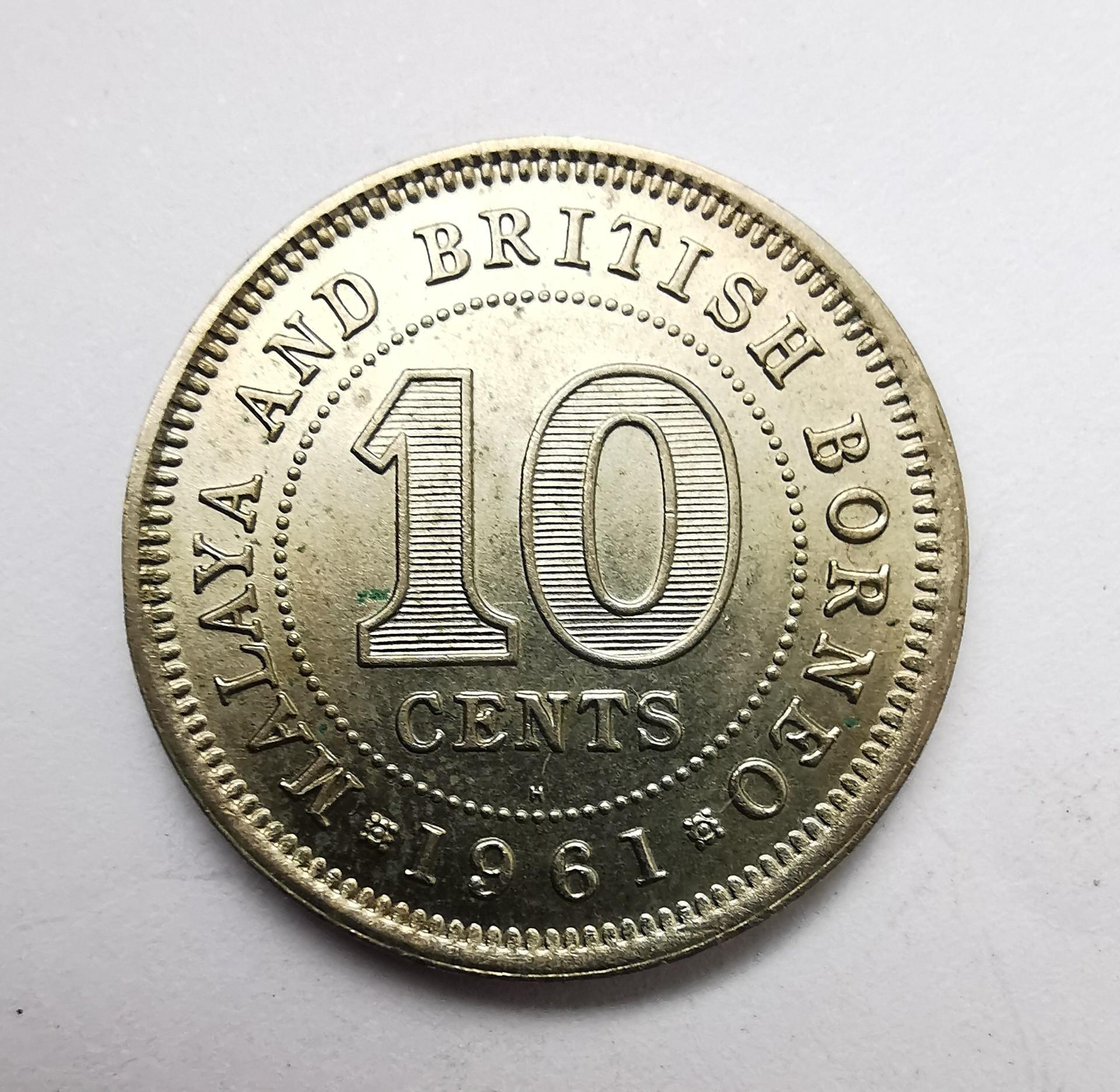 Malaja ir Borneo 10ct 1961