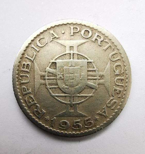 Mozambikas 2.5 eskudo 1955