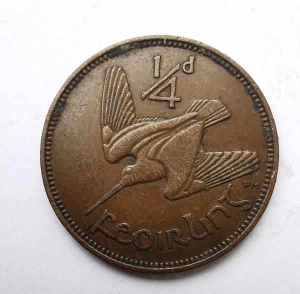 Airija 1 fartingas 1933 reta