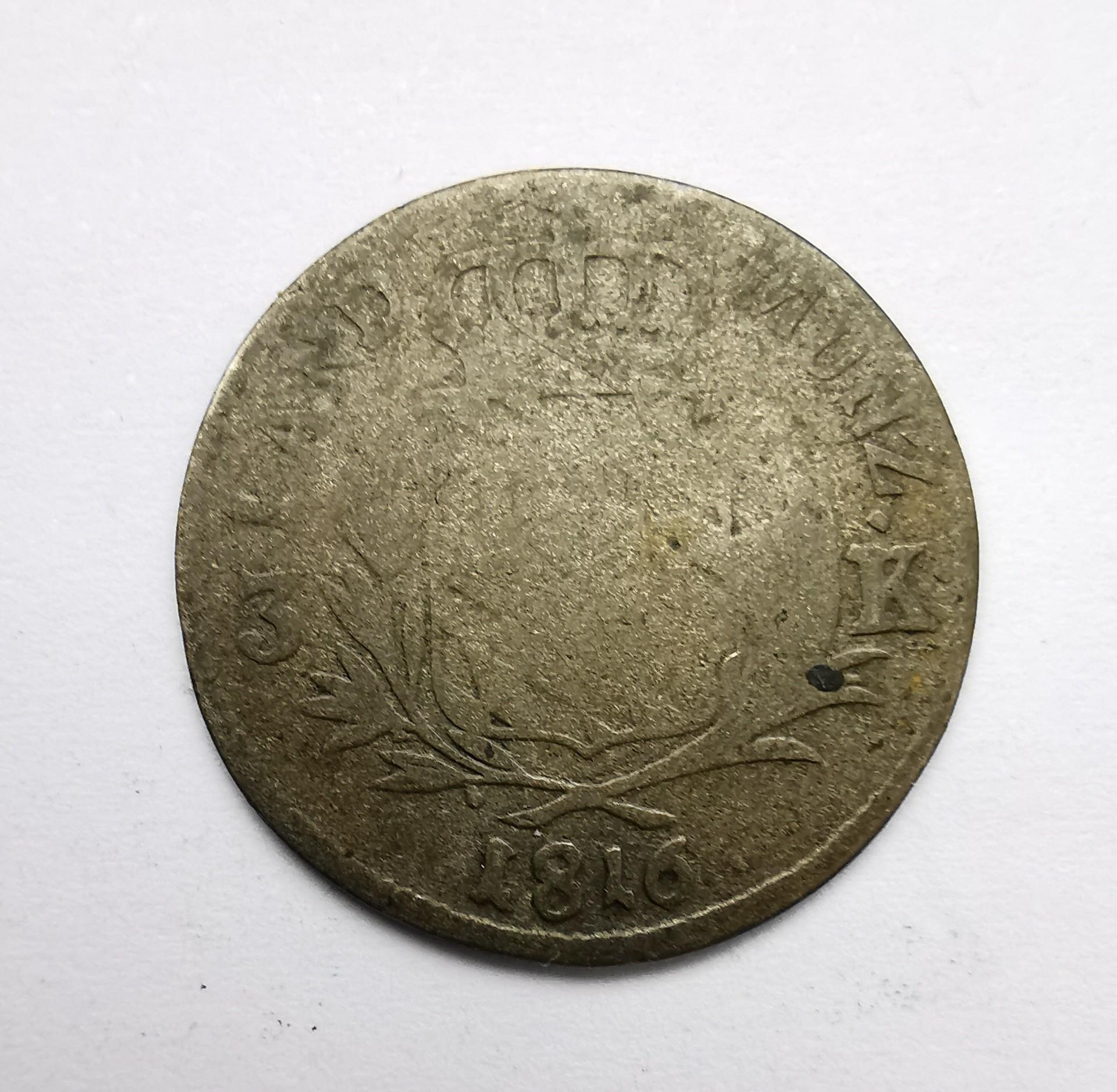 Bavaria 3 kreuzer 1816