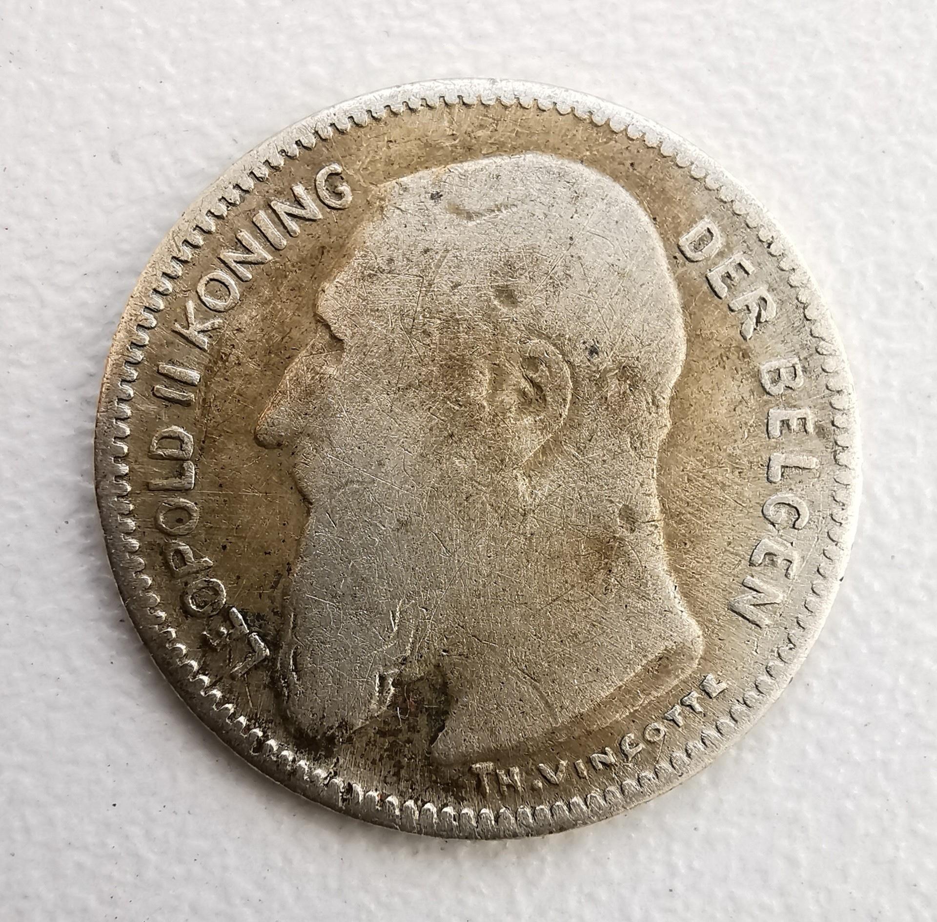  Belgija 50 c 1907