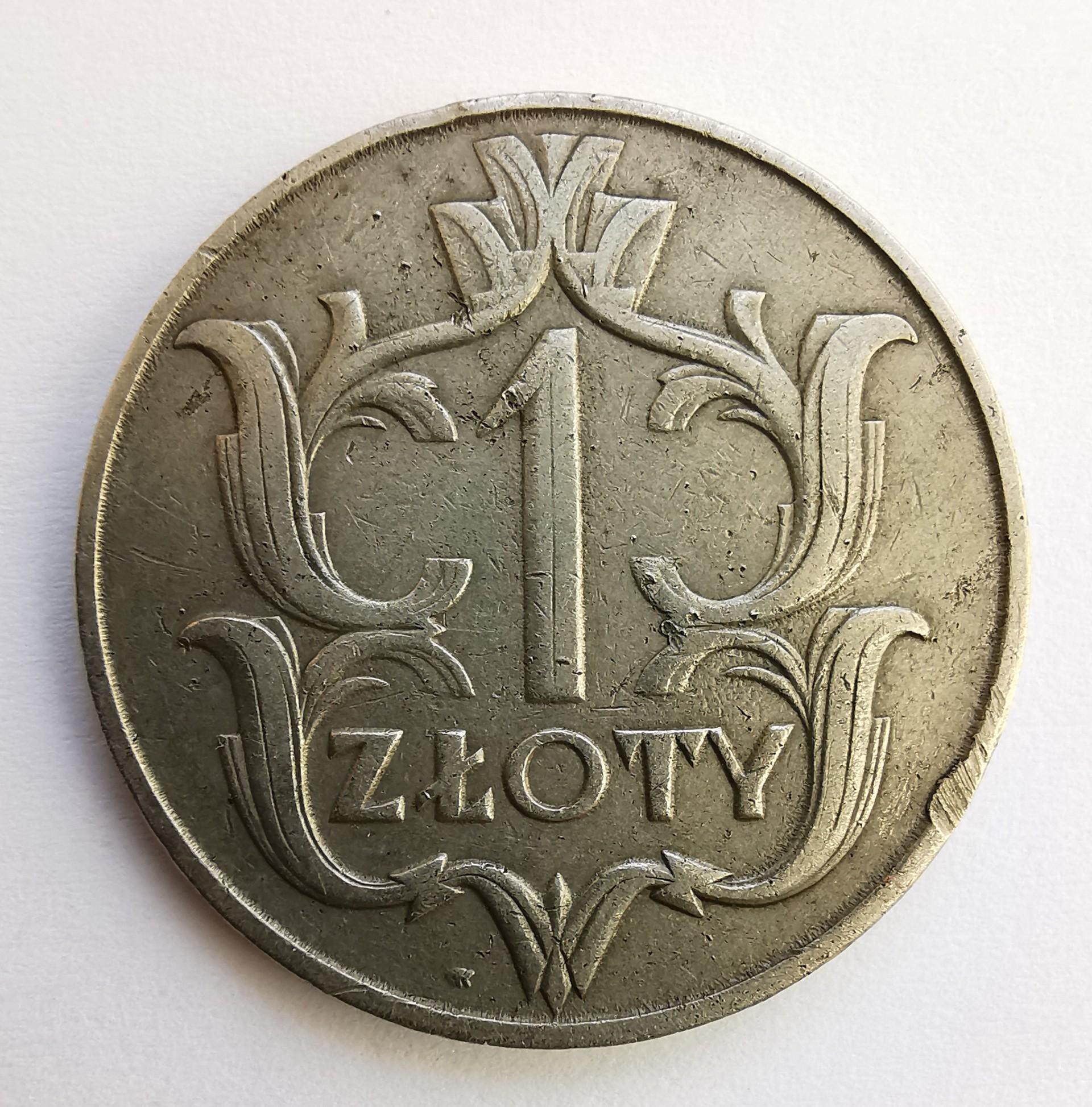 Lenkija 1 zlotas 1929