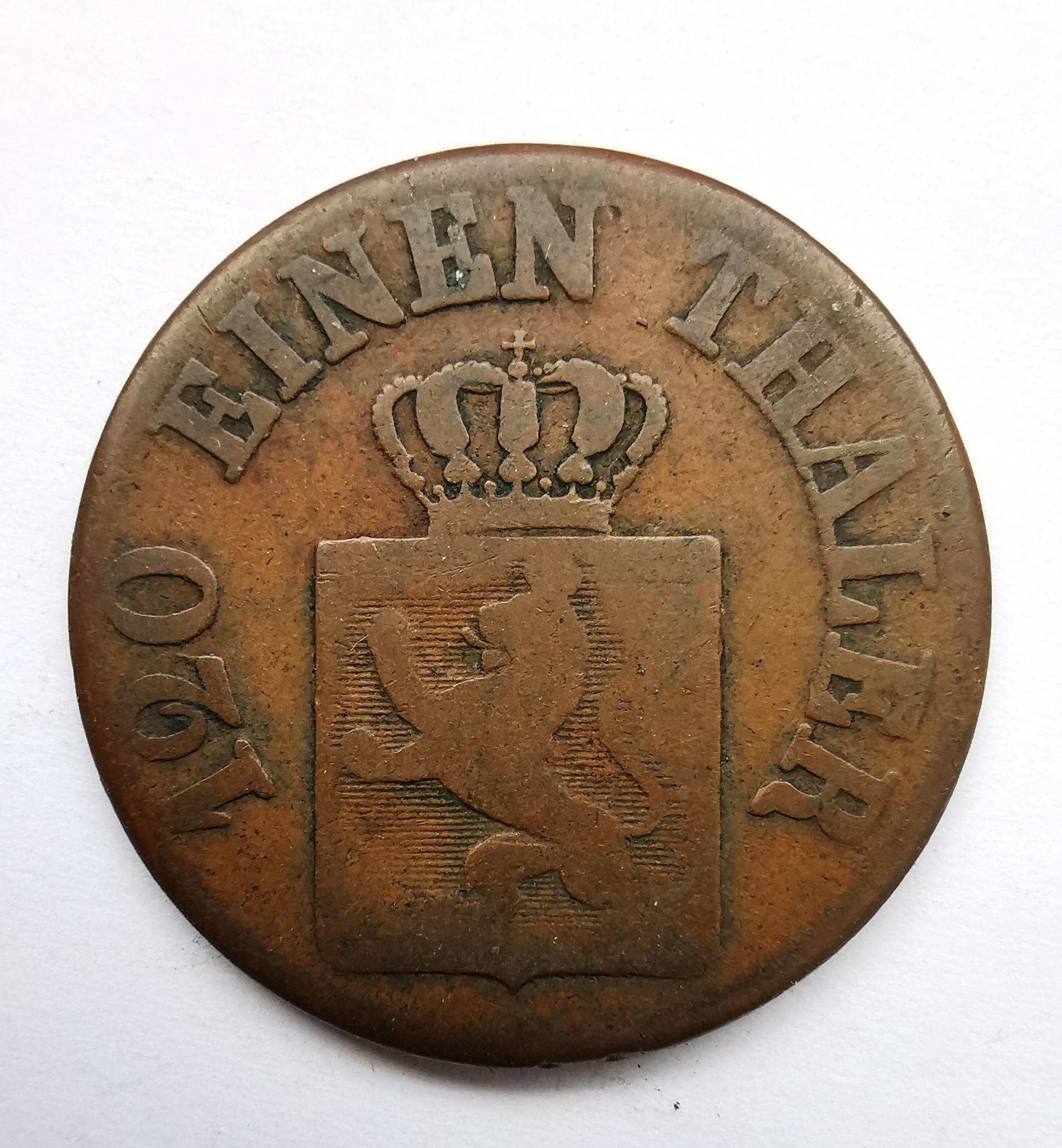 Vokietija Hesse-Cassel 3 heller 1850