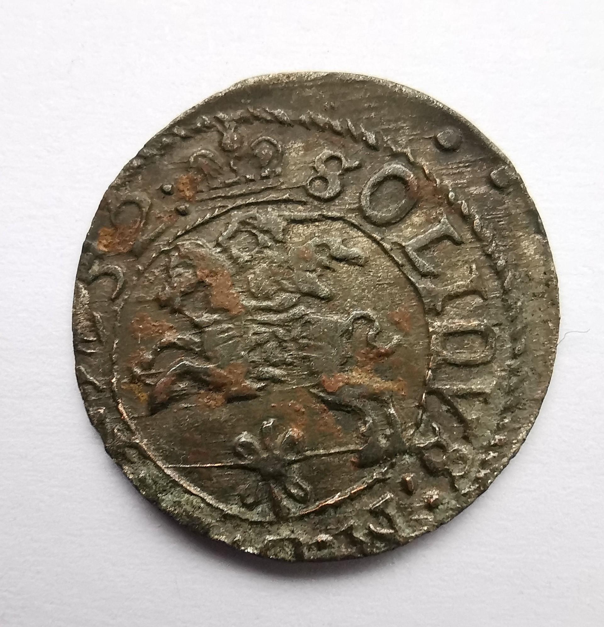 Jono Kazimiero lietuviškas šilingas 1652 