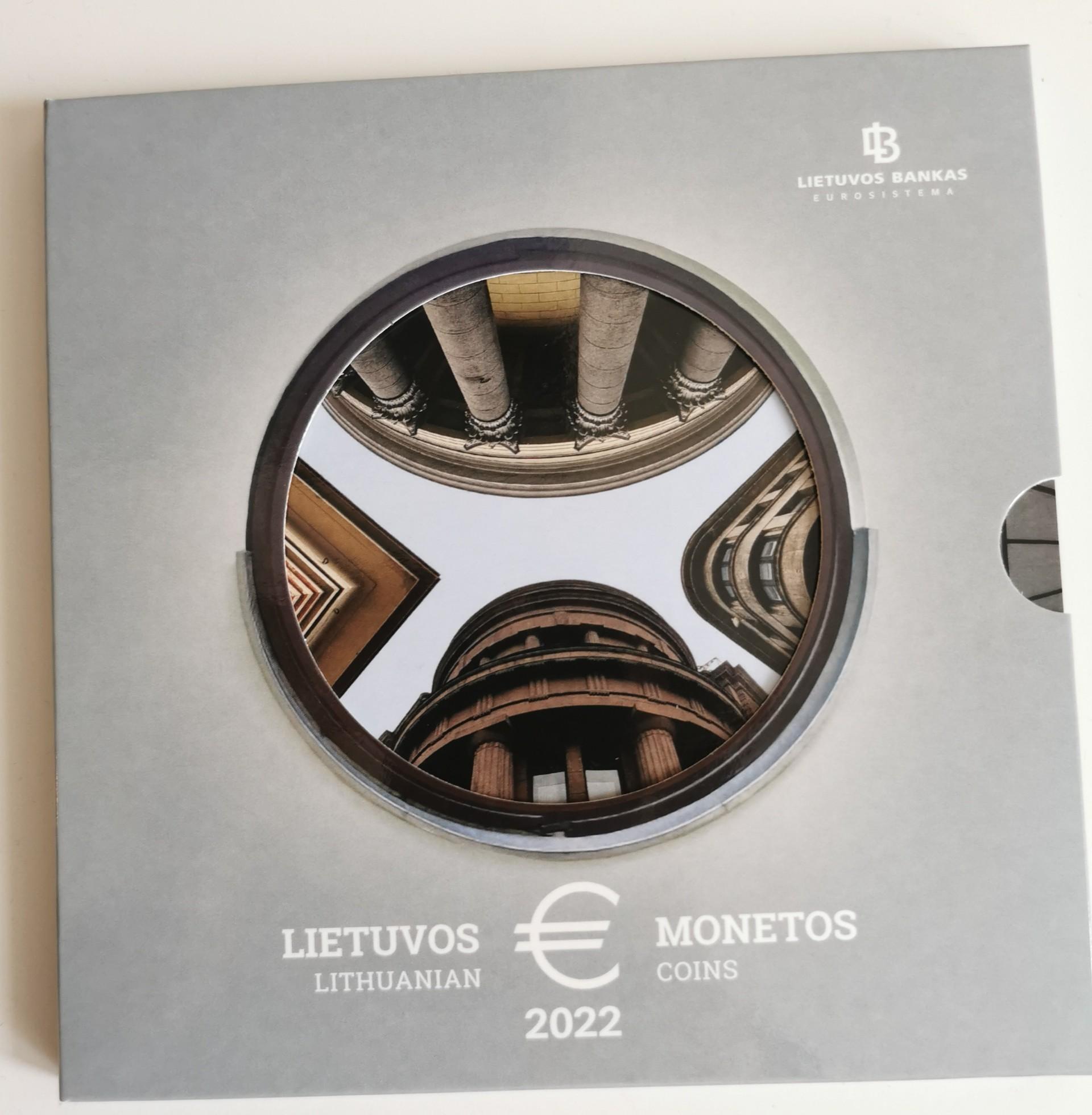 Lietuvos apyvartinių BU eurų rinkinys 2022