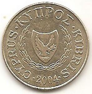 Kipras. 5 centai ( 1994 ) XF