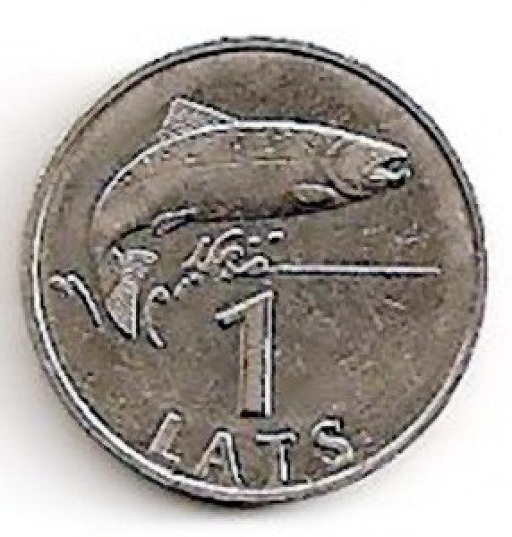 Latvija. 1 latas ( 2007 ) XF