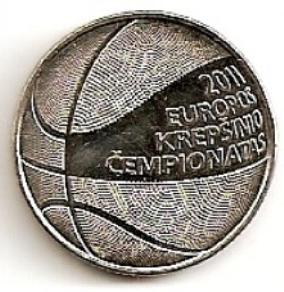 Lietuva. 1 litas ( Europos krepšinio čempionatas ) ( 2011 ) AU