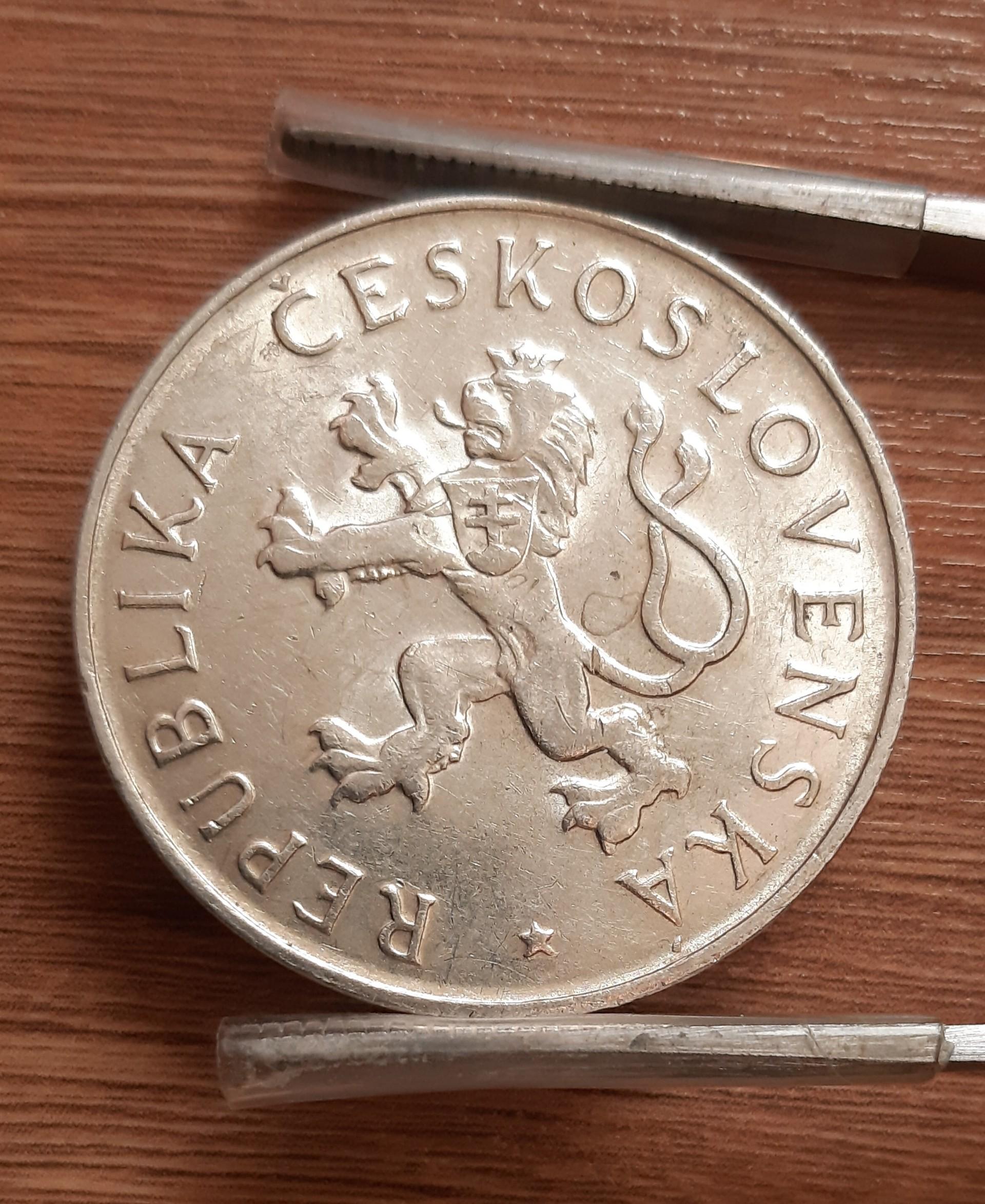 Čekoslovakija 50 Kronų 1955 KM#44 Kolekcinė (167)