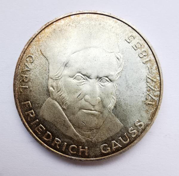 Vokietija 5 M 1977 Sidabras 
