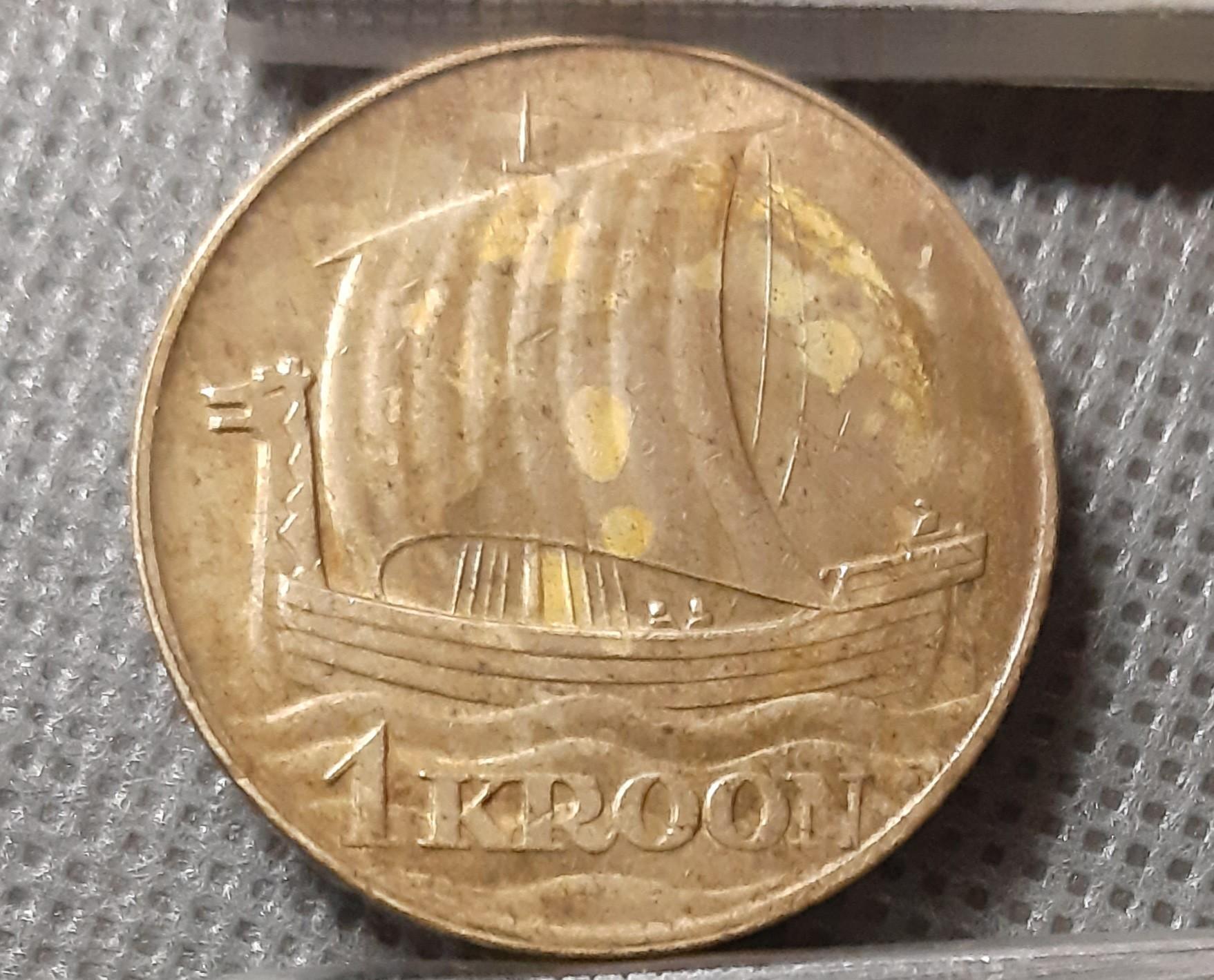 Estija 1 Krona 1934 KM#16 Aliuminis+Bronza (238)