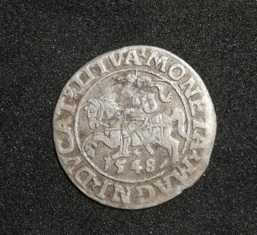 1548 Žygimanto Augusto Lietuviškas Pusgrašis