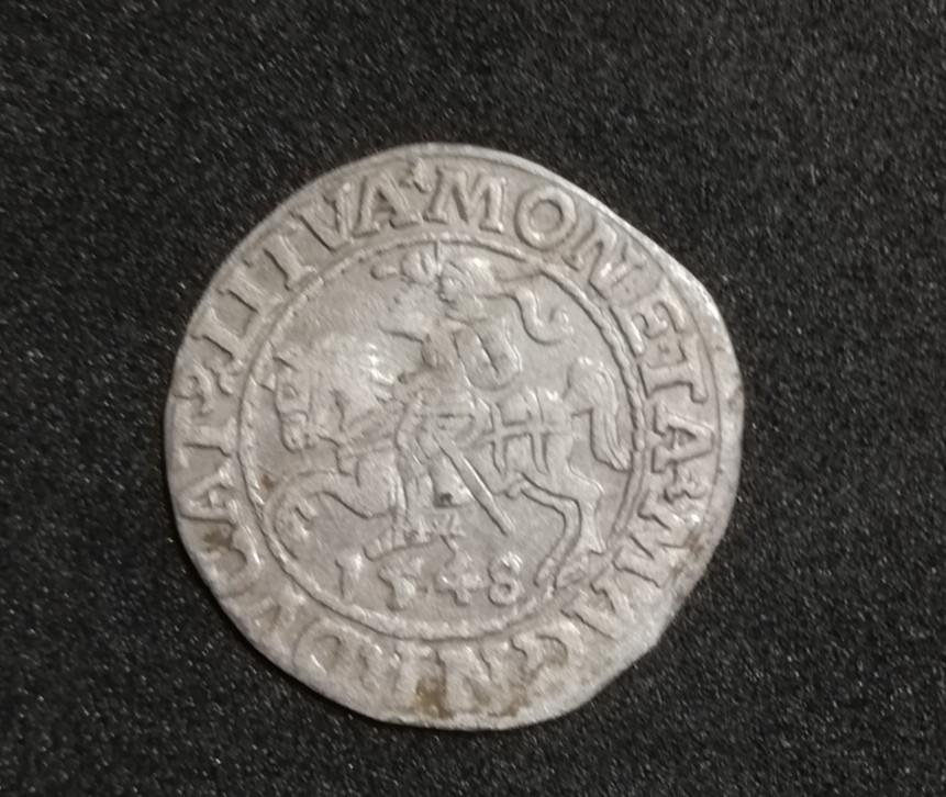 1548 Žygimanto Augusto Lietuviškas Pusgrašis