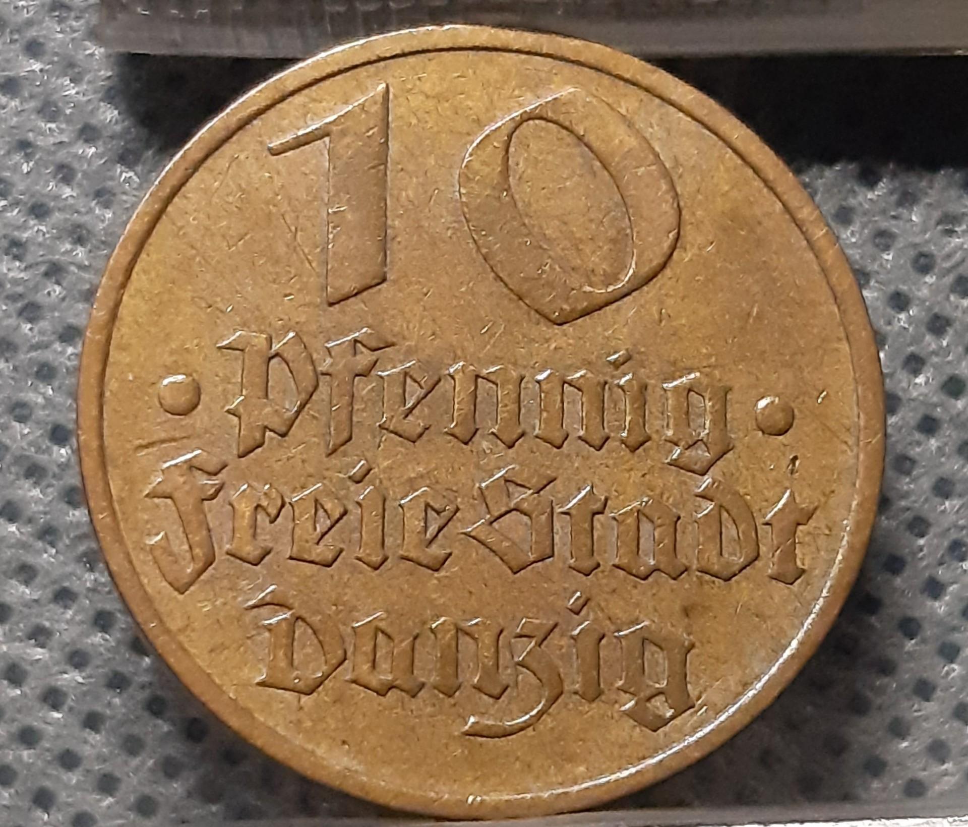 Dancigas 10 Pfenigų 1932 KM#152 (308)