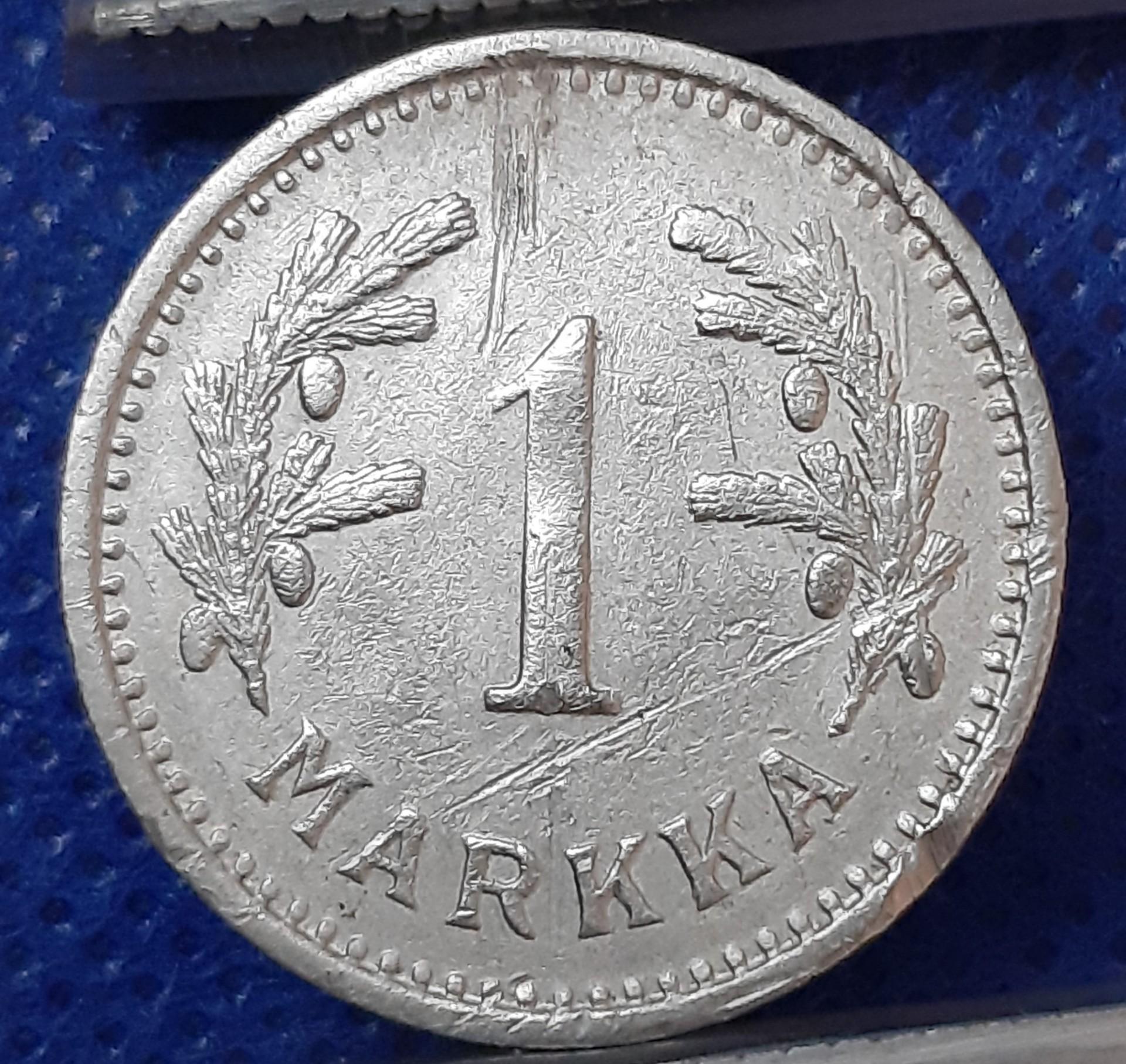 Suomija 1 Markė 1936 KM#30 Reta (359)