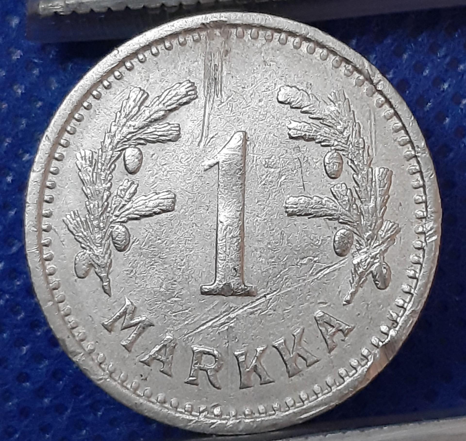 Suomija 1 Markė 1936 KM#30 Reta (359)