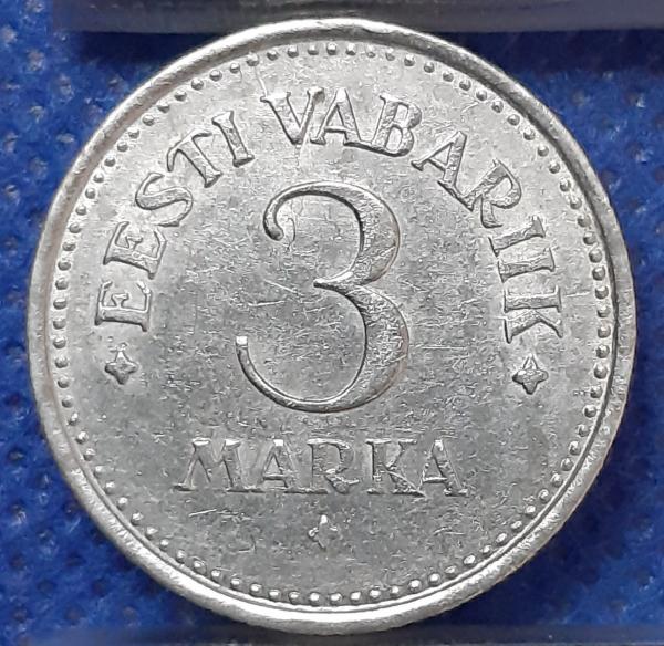 Estija 3 Markės 1922 KM#2 (388)