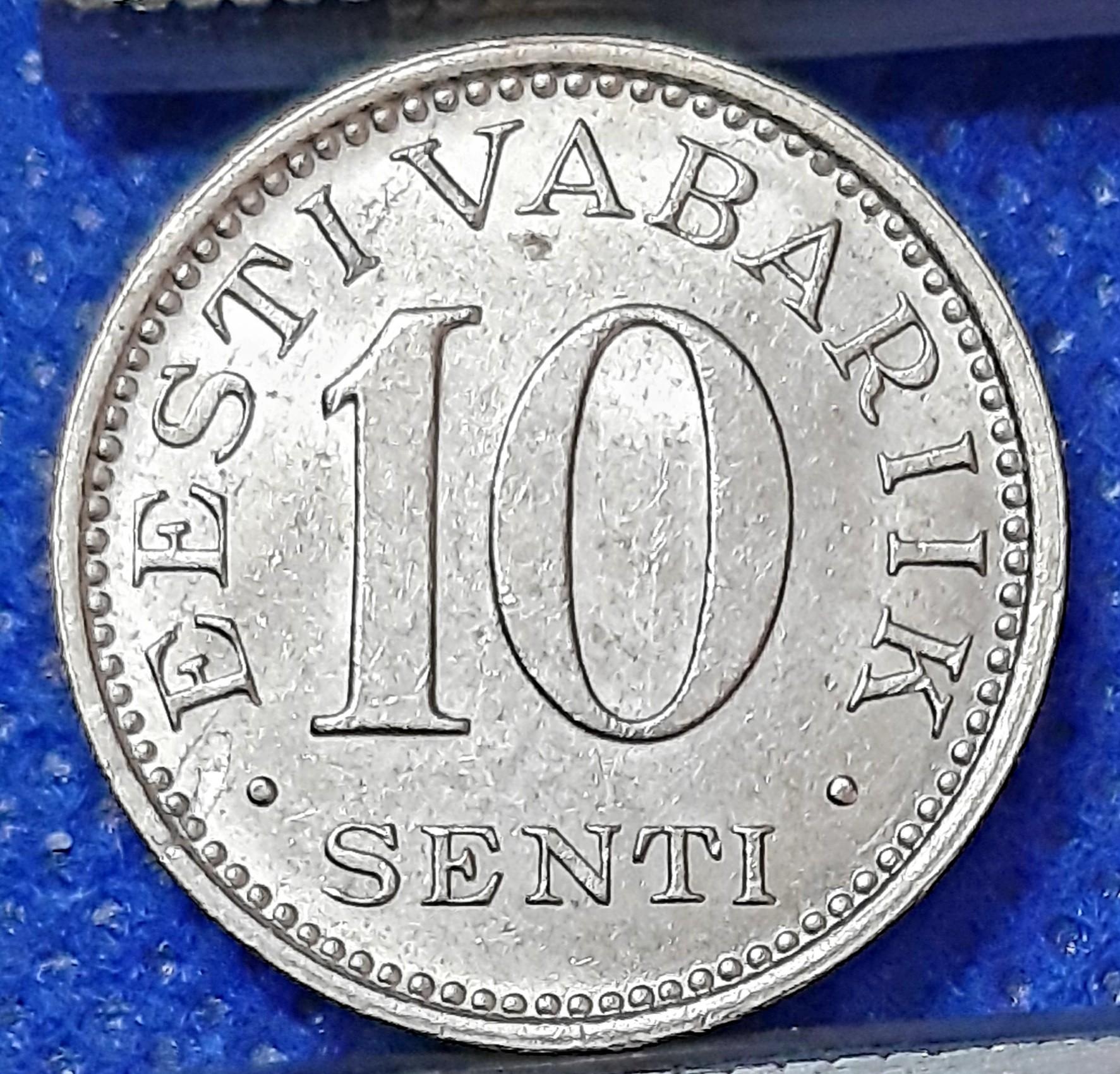 Estija 10 Sentų 1931 KM#12 (418)