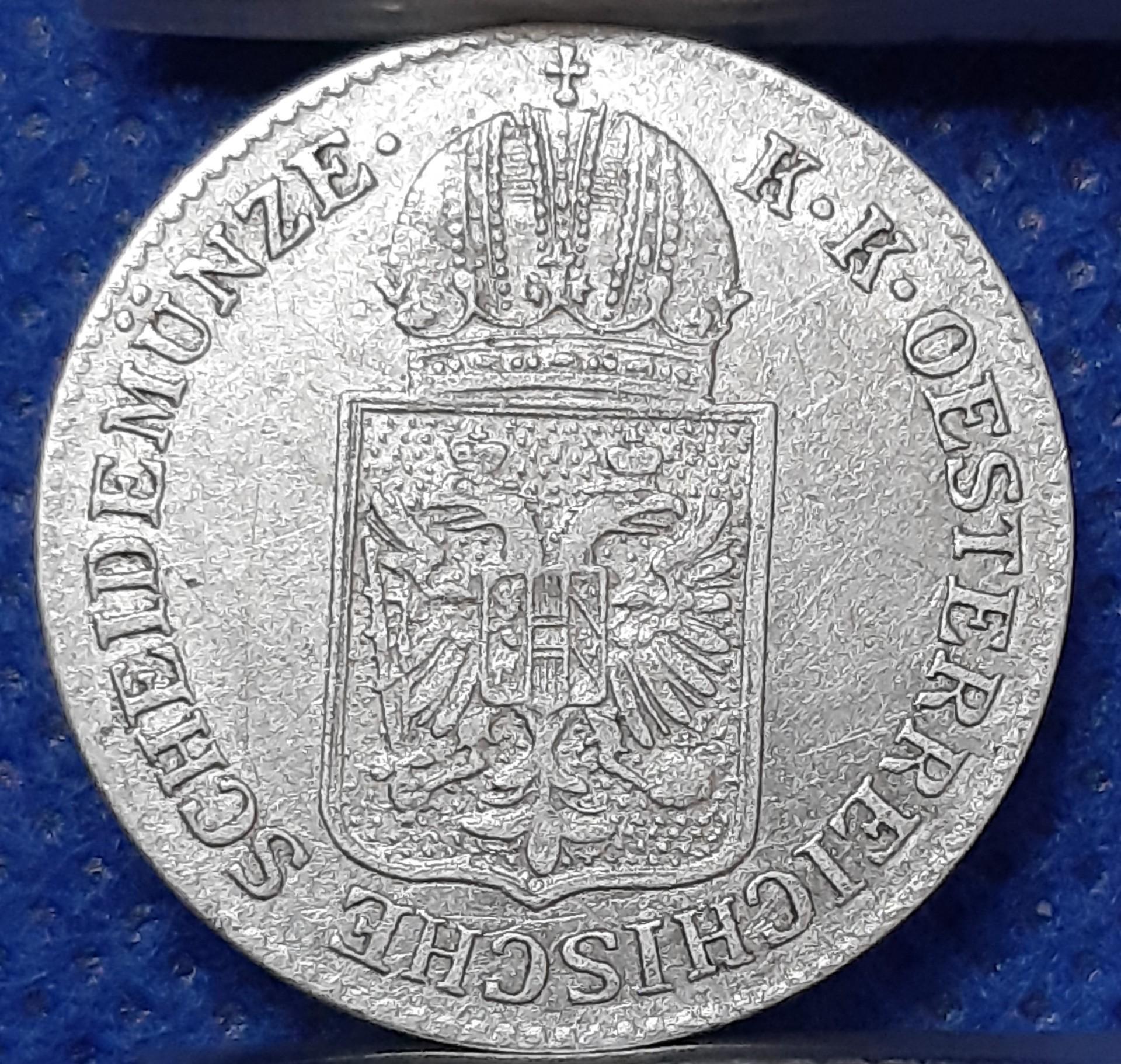 Austrija 6 Kreiceriai 1849 KM#2200 Sidabras (440)