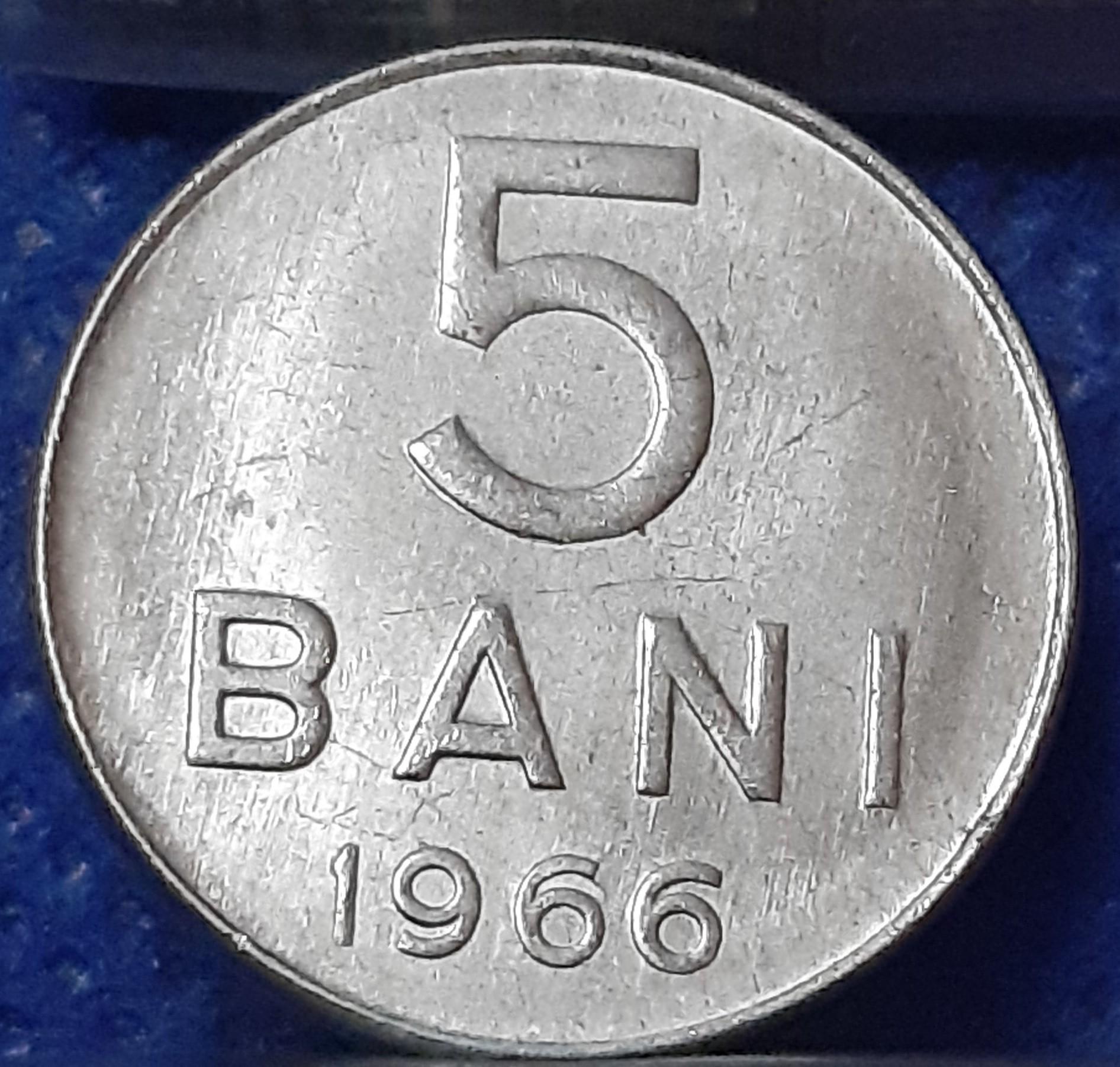 Rumunija 5 Baniai 1966 KM#92 (491)