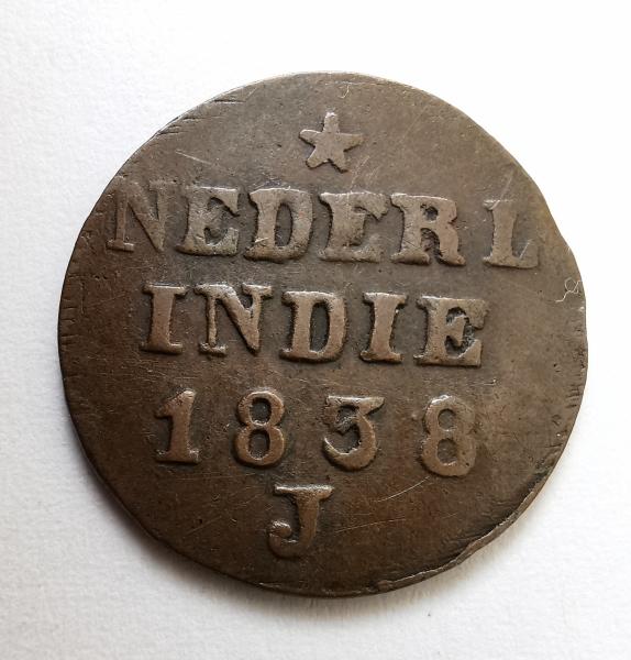 Nyderlandų Indija 1 c 1838 Puiki 