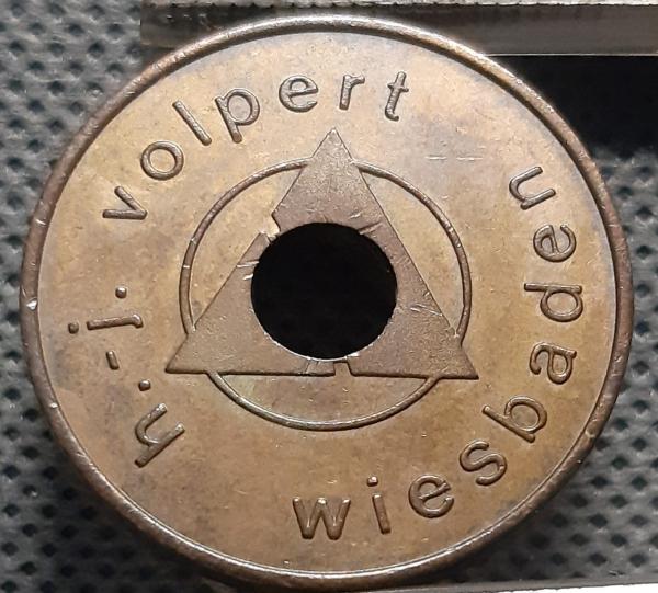 Vokietija Automatų Tokenas h. j volpert (609)