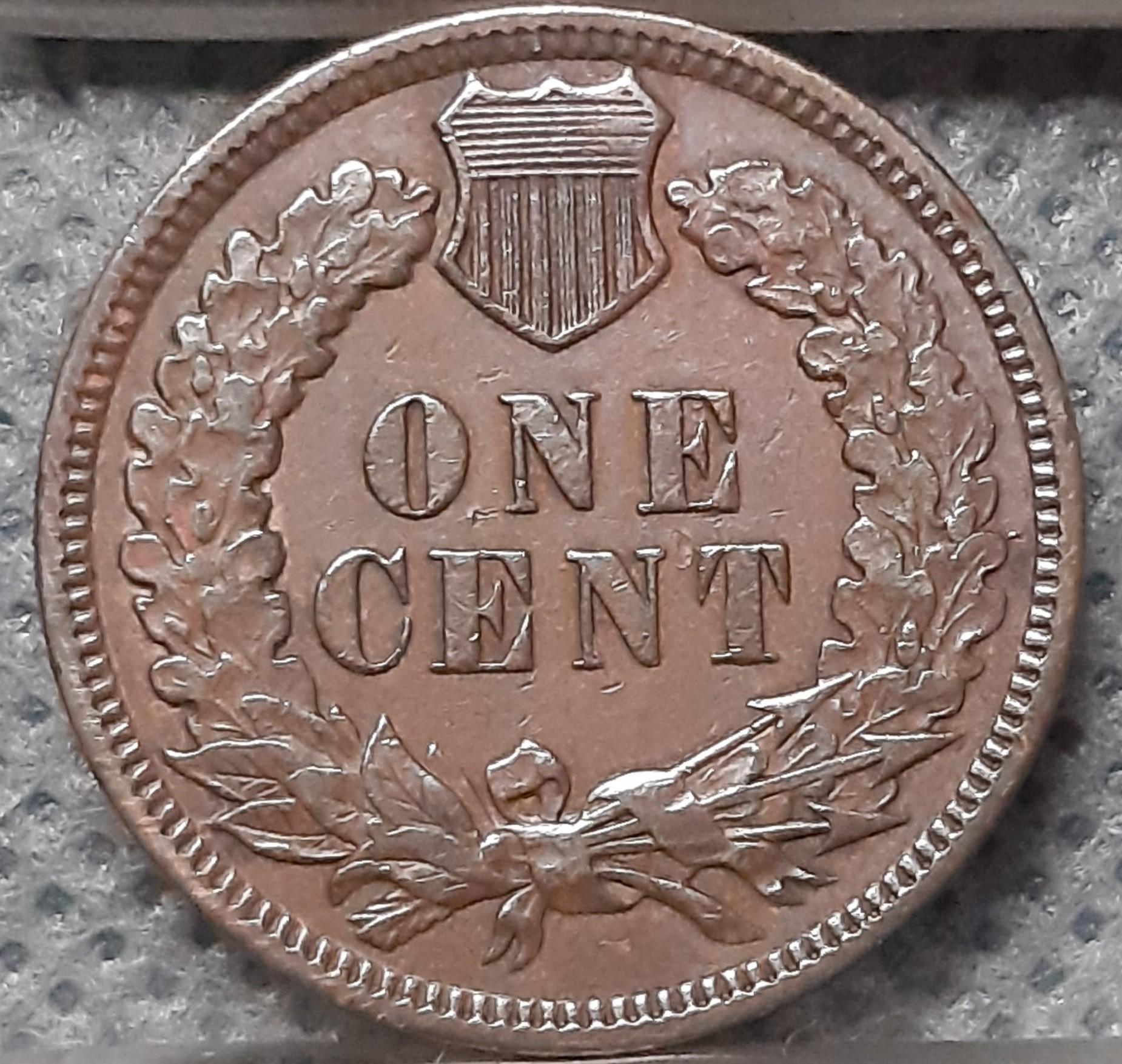 JAV 1 Centas 1897 KM#90a Bronza (675)