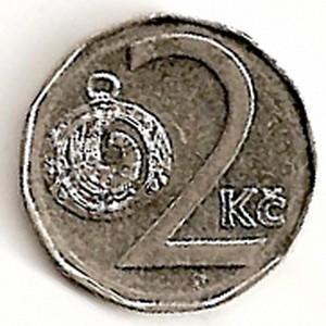 Čekija. 2 kronos ( 2019 ) AU