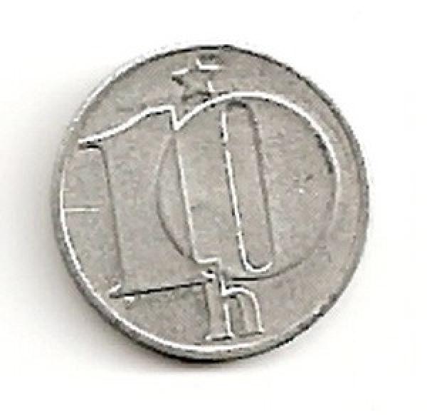 Čekoslovakija. 10 halerių ( 1986 ) XF