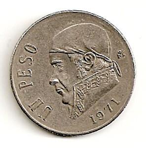 Meksika. 1 pesas ( 1978 ) XF