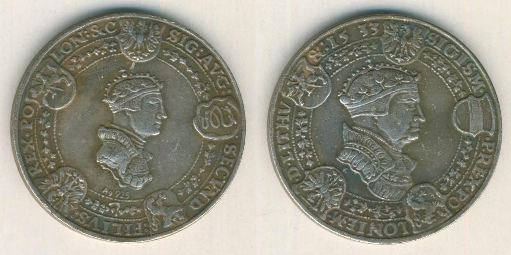 Retesnių "sidabrinių" LDK monetų KOPIJOS 