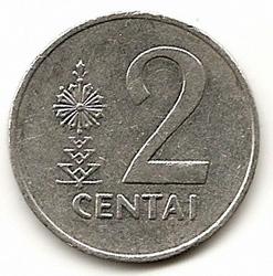 Lietuva. 2 centai ( 1991 ) XF