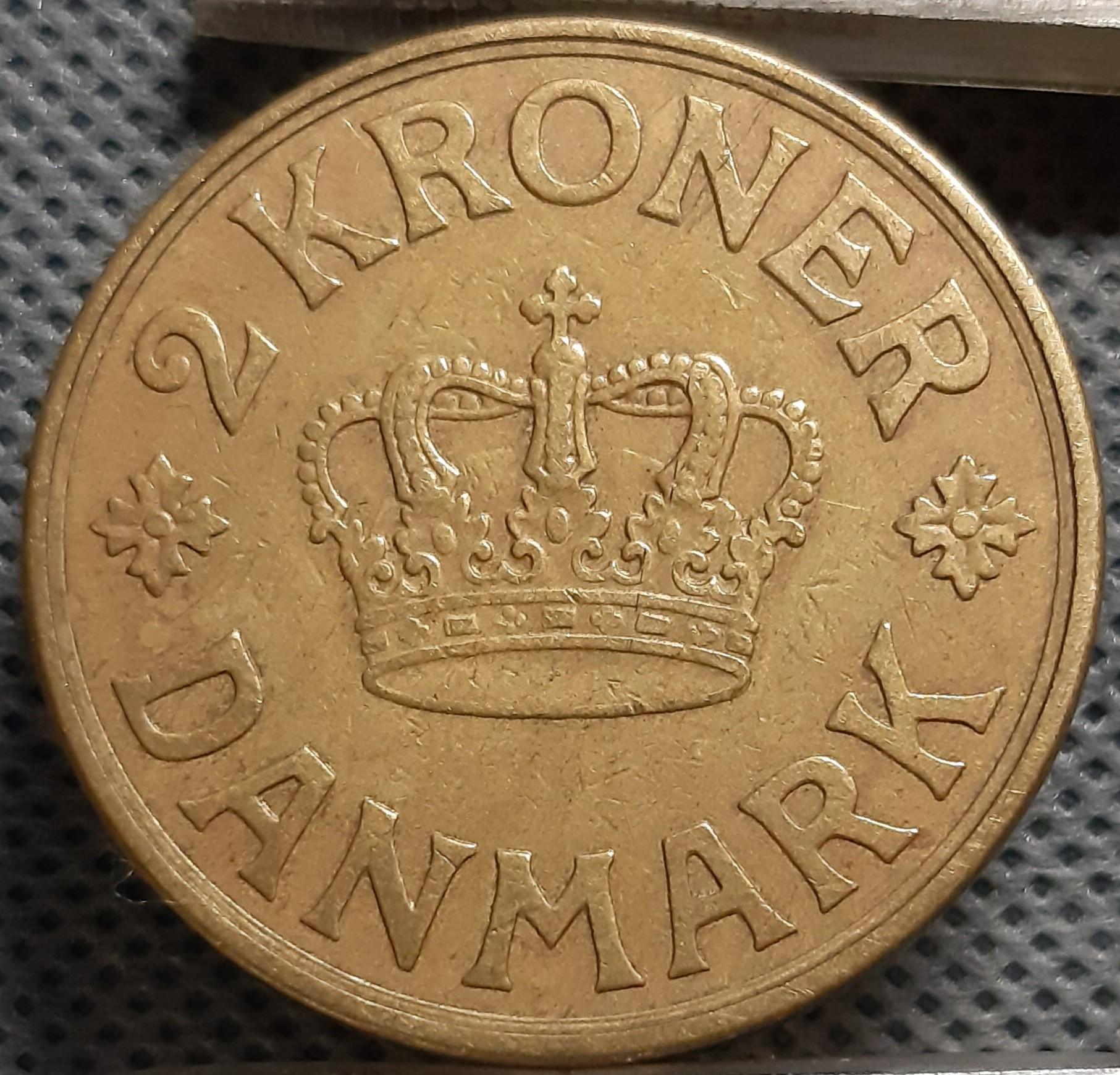 Danija 2 Kronos 1936 KM#825 (725)
