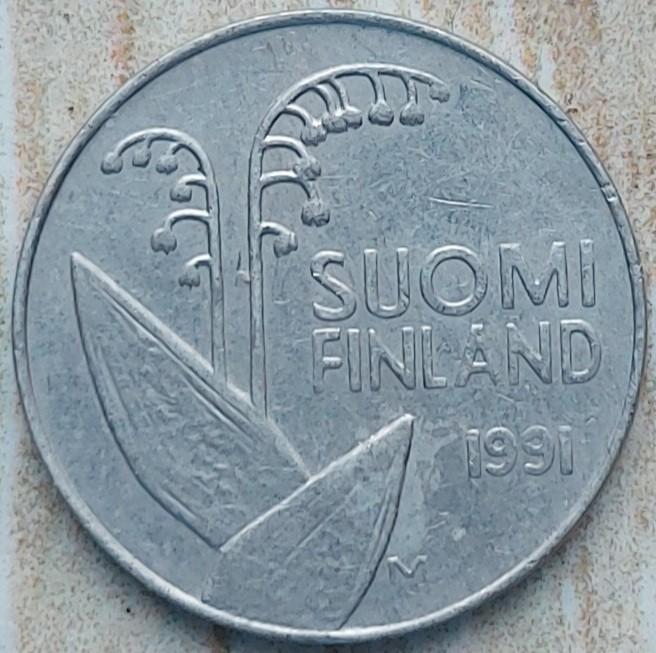 Suomija 10 Pensų 1991 KM#65 (A01)