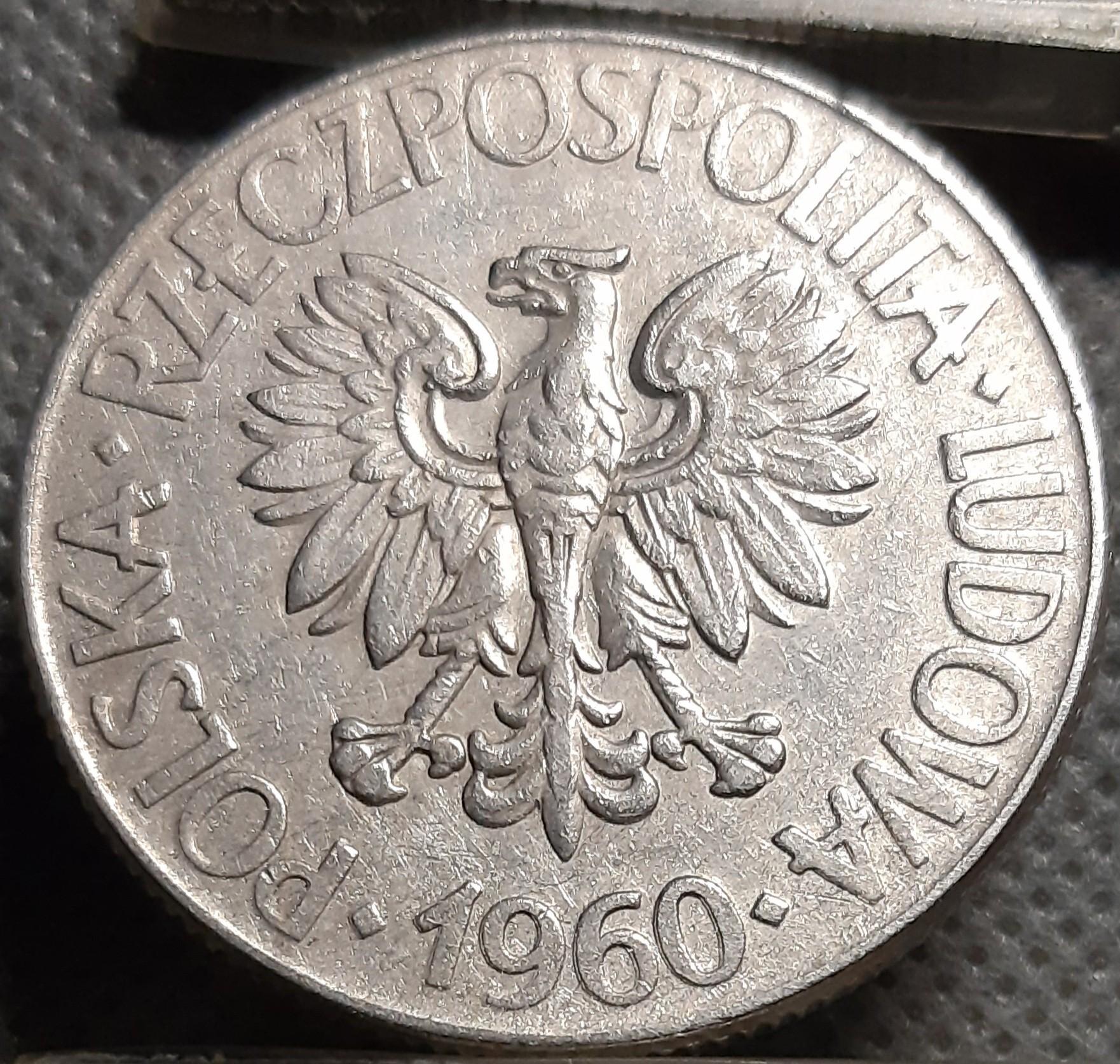 Lenkija 10 Zlotų 1960 Y#50 (977)