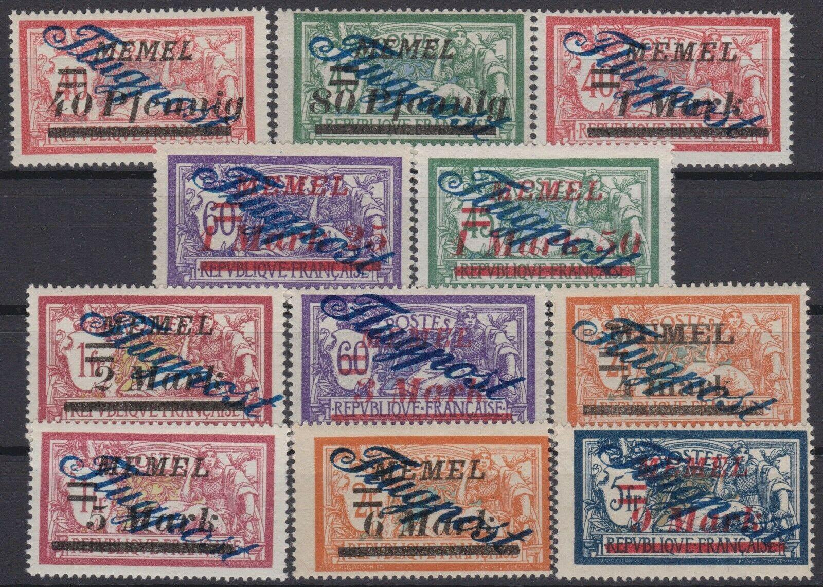 Lietuva Memelis Mi 72-83 MNH 570 eur