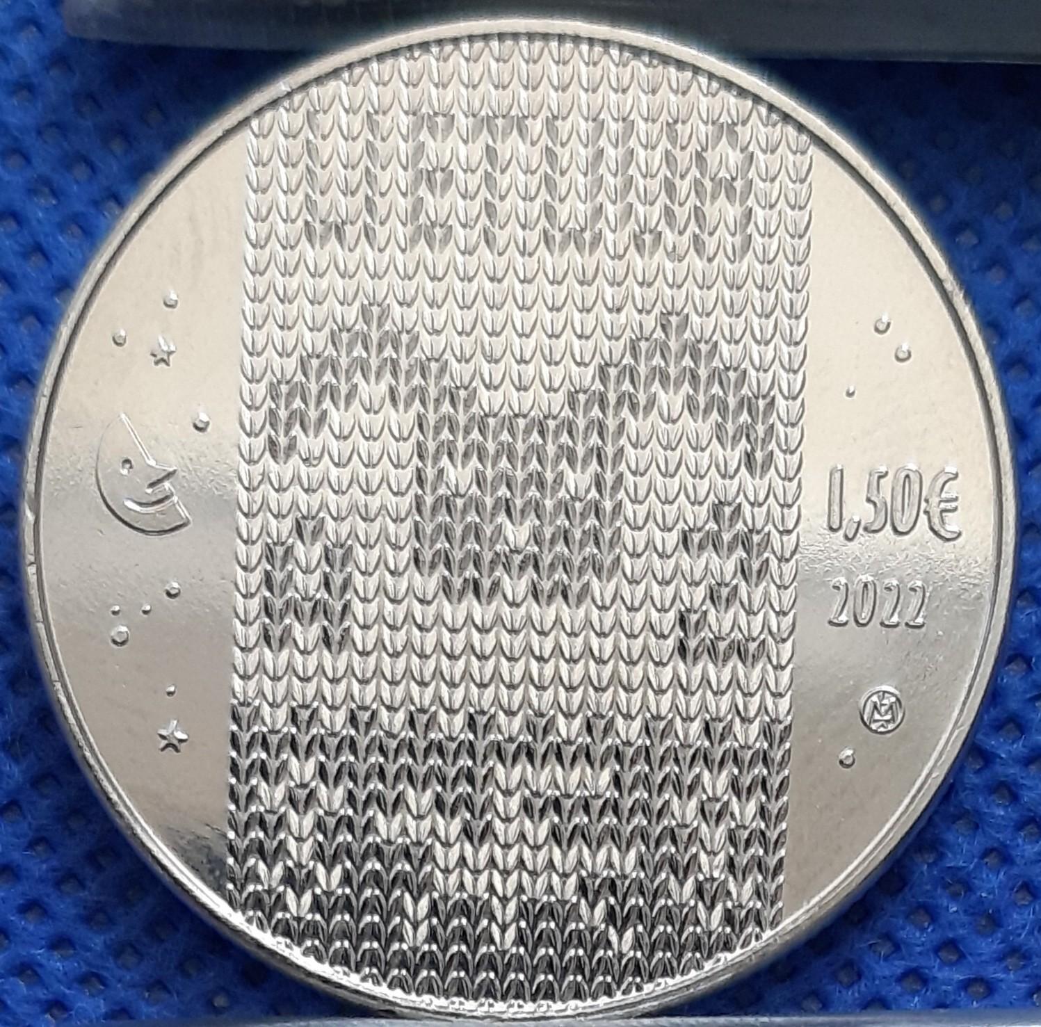 Lietuva 1 1/2 Euro 2022 UC#240 Zuikis Puikis (1069)