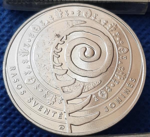 Lietuva 1 1/2 Euro 2018 KM#234 Joninės (1073)