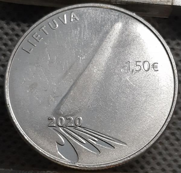 Lietuva 1 1/2 Euro 2020 UC#229 Viltis (1070)