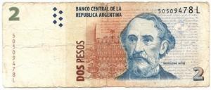 Argentina. 2pesai ( 2002 - ? ) VF