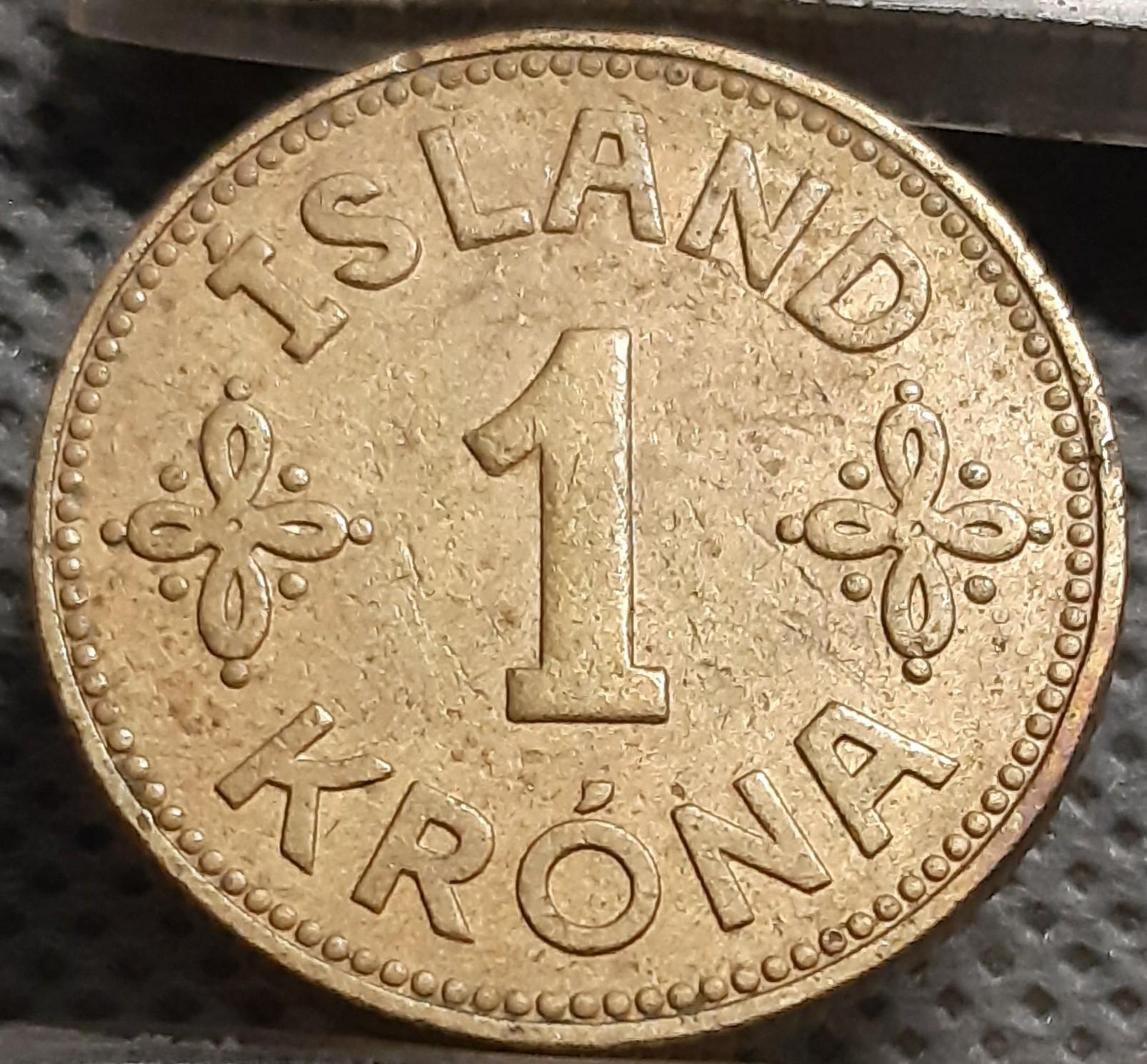 Islandija 1 Krona 1940 KM#3 (1095)