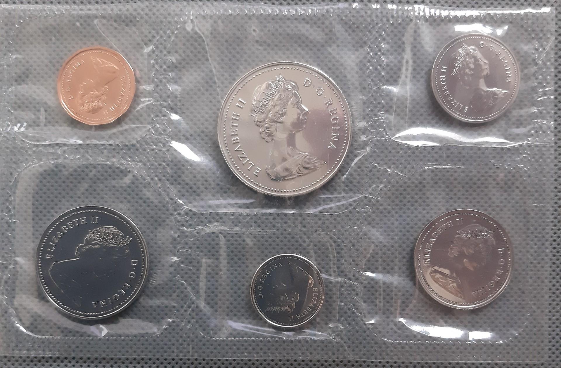 Kanada 6 Monetų rinkinys 1983 UNC (1114)