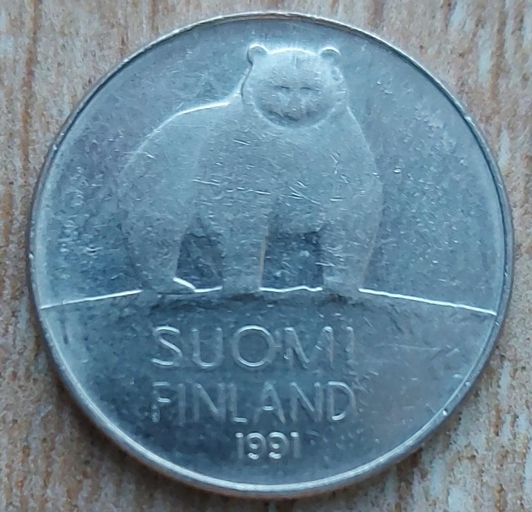 Suomija 50 Pensų 1991 KM#66 (A01)