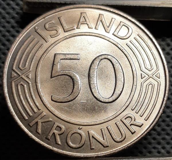 Islandija 50 Kronų 1976 KM#19 (1203)